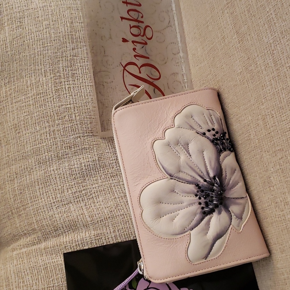 New Brighton E53452 Touch of Blush Pink Pastel Beaded Crossbody - Picture 1 of 14